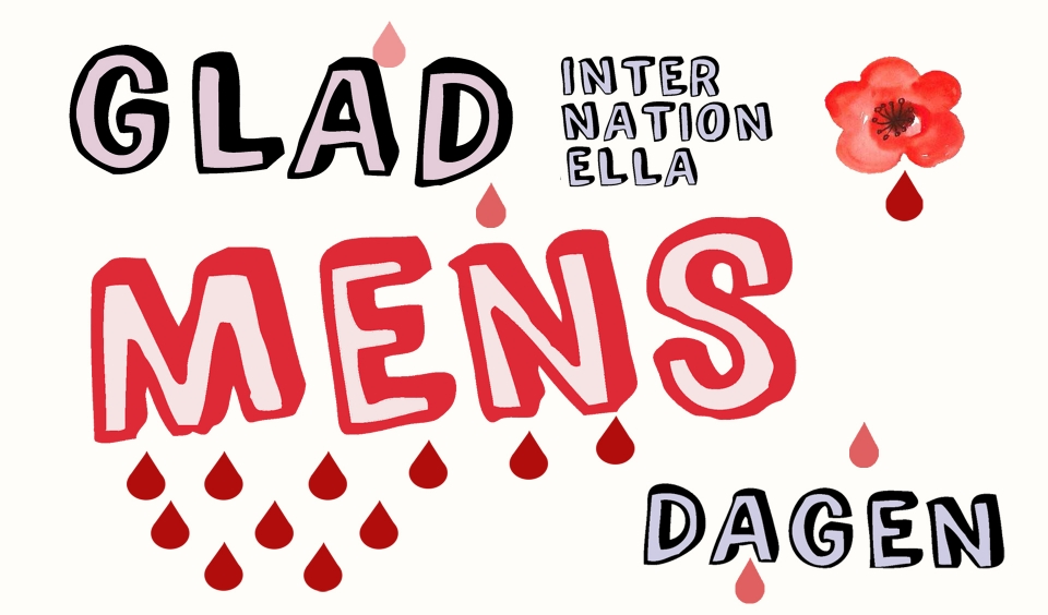 Glad internationella mensdagen och mensregn