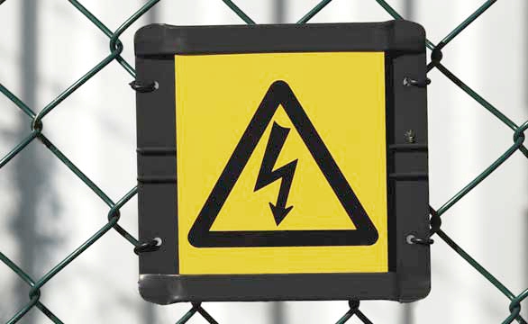 Elektrisk varningsskylt