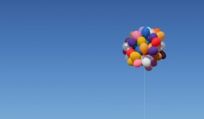 Ballonger mot himlen