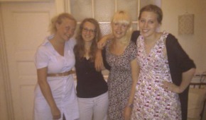 Ida, Lena, Elin och Unni från Uppsala Tjejjour